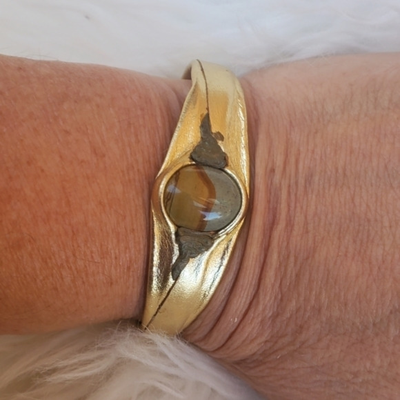 Handmade‎ Jasper bracelet - Picture 1 of 8